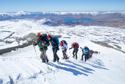 Ascenso Invernal al Volcán Copahue 